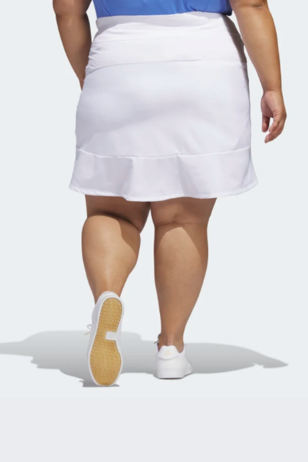 Jupe-Culotte Sport Frill White Taille Plus Pour Femme d'Adidas