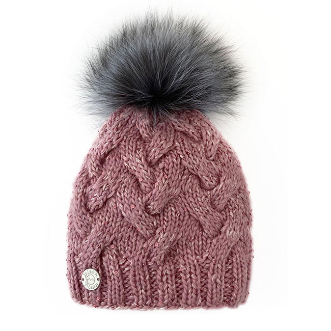 Tuque avec Fil Métallique et Pompon Raton de Pleau