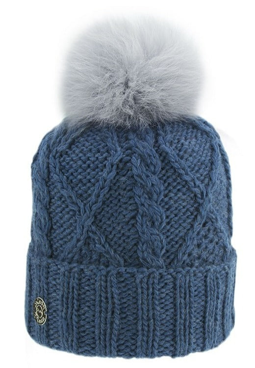 Tuque avec Pompon en Raton de Pleau