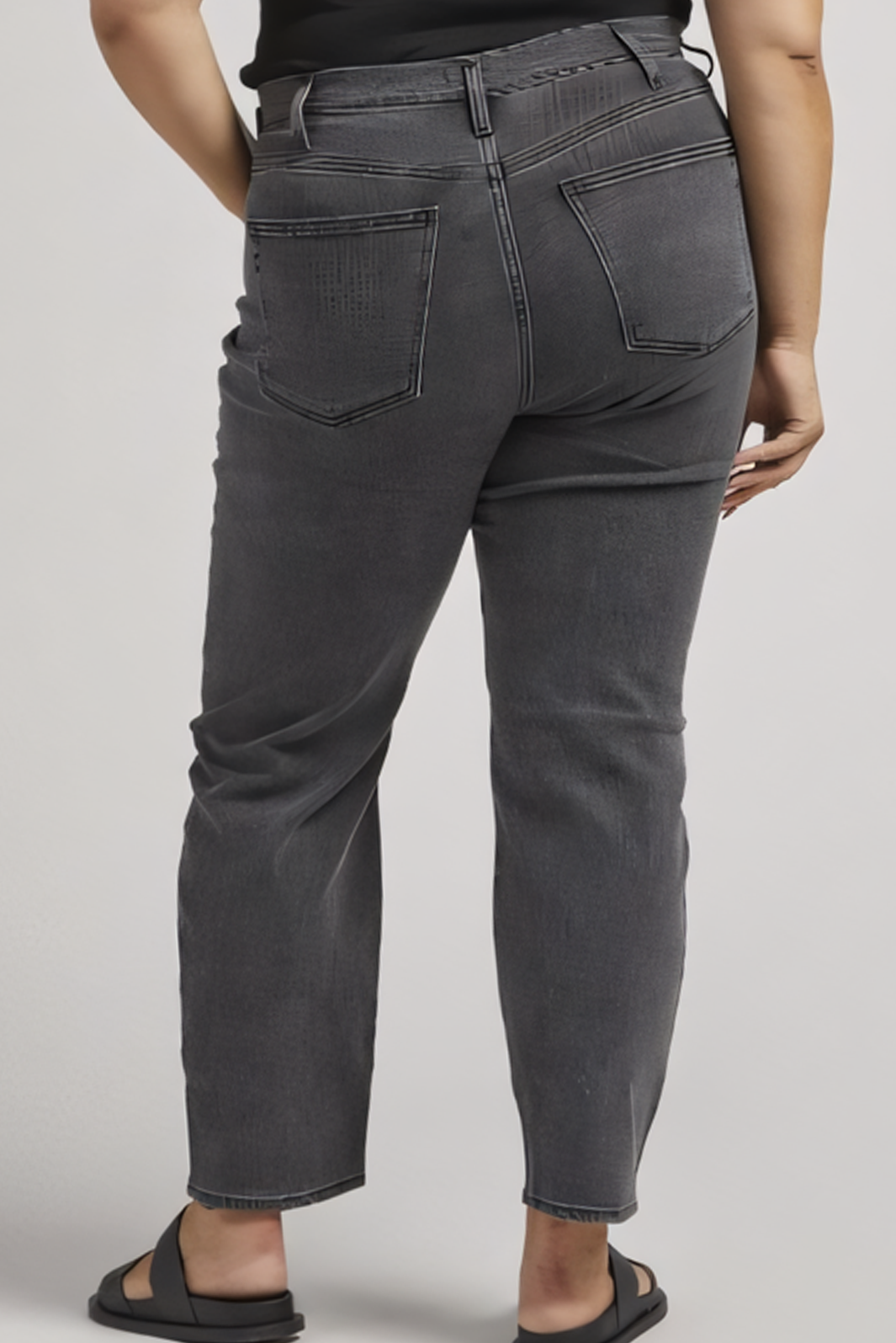 Jeans Highly Desirable Slim Straight Taille Plus de Silver Jeans