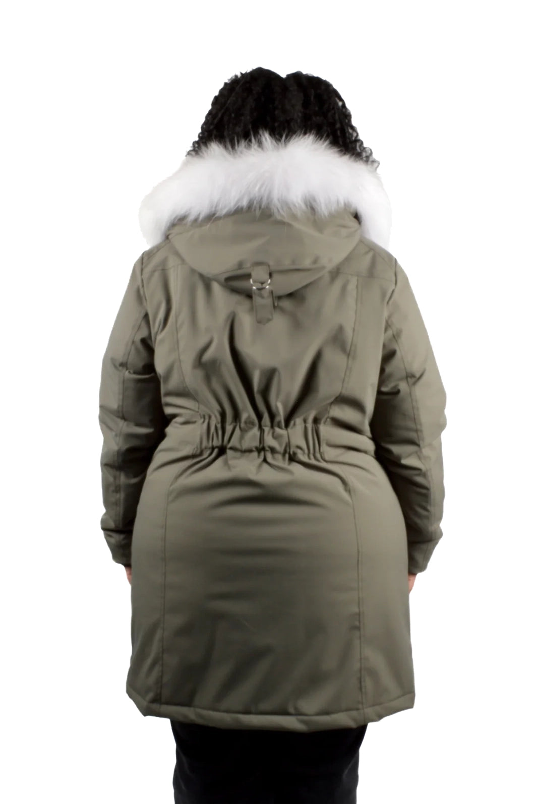 Plus Size Yellowknife Winter Jacket by Sportive Plus Army Green 1X