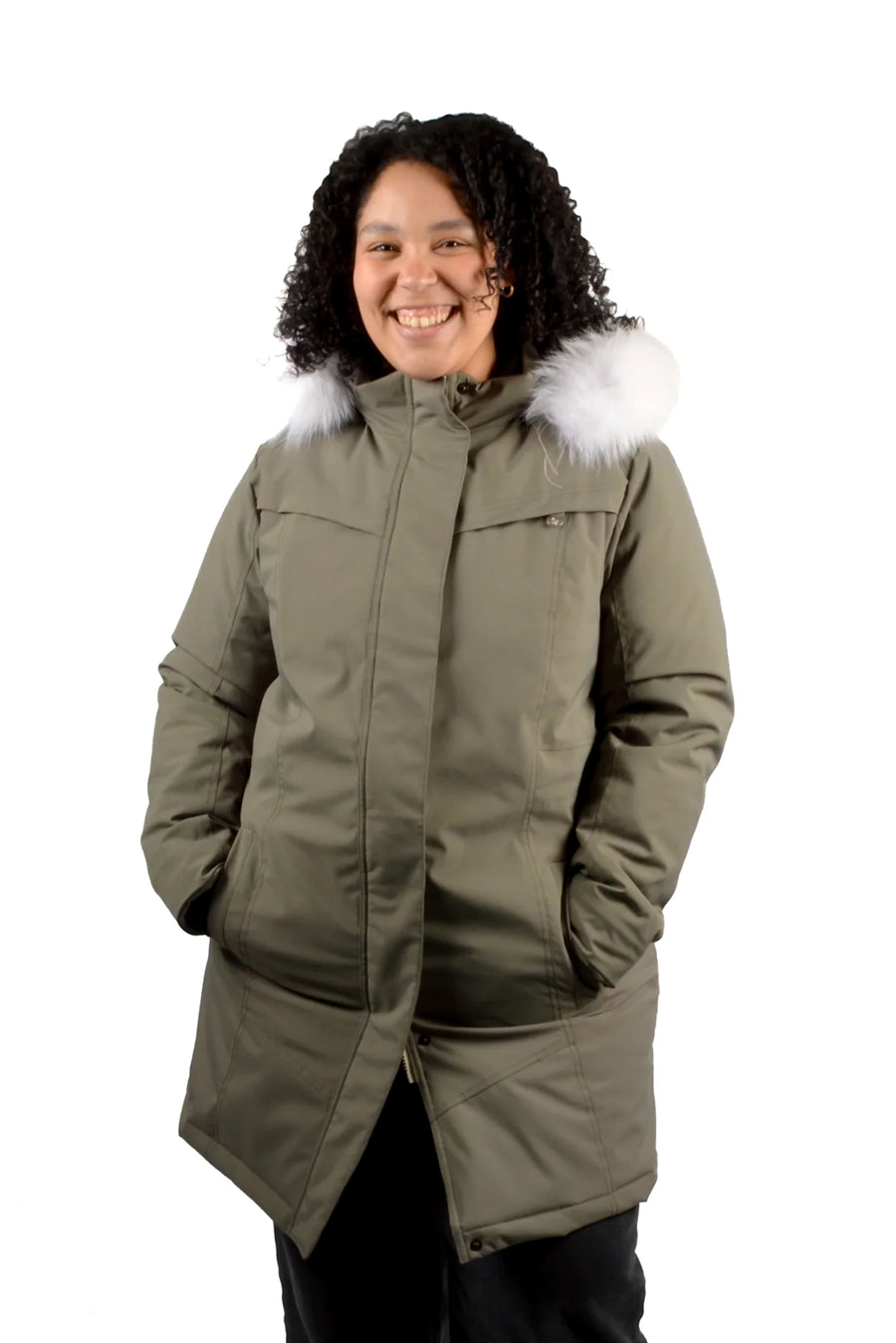 Manteau d'hiver Exploration pour femmes taille plus - long